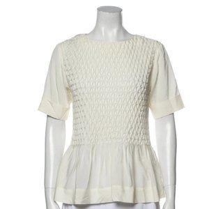 Rag & Bone Silk Scoop Neck Blouse